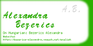 alexandra bezerics business card